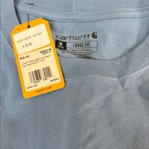 Carhartt Men's Light Blue Long Sleeve Tee